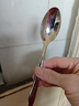 美厨（MAXCOOK）316L不锈钢汤勺汤匙 加大加厚勺子儿童餐具饭勺调羹2件套MCCU4643 实拍图
