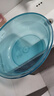 加大加厚洗脸盆家用大号洗菜盆洗衣盆浴室专用内裤收纳盆子 咖色 小号摔不烂【直径23cm】 实拍图