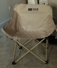 探险者（TAN XIAN ZHE）户外折叠椅露营椅子月亮椅便携折叠桌椅高靠背躺椅小凳子钓鱼椅 经典舒适款卡其【3重绷带加固】 实拍图
