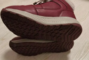 足力健老人鞋雪地靴加厚棉鞋羊毛鞋2296303D 女/雅致红 38 实拍图