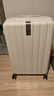 汉客扩容行李箱男京东联名款拉杆箱女象牙白24英寸大容量密码旅行箱 实拍图