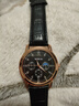 【网红爆款】商务腕表石英运动表休闲皮带男女手表 黑色 实拍图