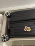 梵地亚行李箱男28英寸万向轮拉杆箱女大容量旅行箱密码箱皮箱子黑 实拍图