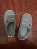 【福利价】小熊小兔棉拖秋冬季情侣保暖学生男拖鞋女居家棉拖鞋 小熊小兔棉拖-灰色 42-43 适合41-42 实拍图