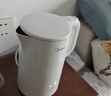 美的（Midea）电热水壶烧水壶养生自动断电长效保温一体恒温壶食品304不锈钢 1500W快速加热1.5升 SH15X301 实拍图