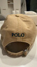 Polo Ralph Lauren 拉夫劳伦 男女同款 经典款棉质卡其布棒球帽RL52488 250-棕色 ONE 实拍图