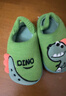 猪爸爸宝宝棉拖鞋家居室内保暖防滑婴幼儿秋男童女宝秋冬季棉拖绿色150 实拍图