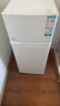 海尔（Haier）123L两门小冰箱二级能效黑金净化三档可调白色BCD-123GHTMZ0WV 实拍图