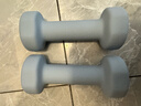 Keep 彩色浸塑哑铃 男士女士家用健身肌肉手臂塑形轻重量 水蓝2kg*2 实拍图