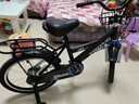 奥仕龙 儿童自行车3-4-5-6-7-8岁小孩单车宝宝脚踏单车男女孩小学生童车 【升级款蓝】旗舰版+加宽闪光轮 18寸 适合110-130cm 实拍图
