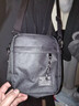 男士单肩包多层小背包轻便通勤休闲户外男斜挎包 黑色 实拍图
