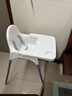 新款婴儿宝宝餐椅0-4岁家用高脚座椅吃饭喂养椅儿童椅饭店椅bb凳 【白色】儿童餐椅-高低可调 实拍图