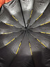 出行必备⭐晴雨两用简约隔热双人雨伞防紫外线遮阳防晒伞自动大号 24骨自动（黑色） 实拍图