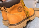 骆驼（CAMEL）【王俊凯同款】马丁靴男鞋冬季新款高帮大黄靴女户外工装登山靴子 G13W379132 金黄色 (男款) 43 实拍图