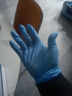 医用丁腈手套一次性无粉乳胶橡胶医疗外科手术检查家务食品级专用 【医用级】蓝色丁腈 100只/盒 L码（大号） 实拍图