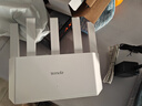 Tenda腾达路由器【千兆WiFi6+穿墙王】无线AX3000信号增强家用放大器Mesh限时补贴金榜一名云霄白立式 实拍图