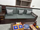 墨宸沙发 紫金檀木实木沙发新中式客厅大小户型冬夏两用转角储物家具 四人位+贵妃+茶水柜+长茶几 实拍图