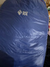 黑冰（BLACKICE）新款【B系列鸭绒木乃伊式羽绒睡袋】户外露营单人羽绒睡袋 蓝色 B1000 L码（新标准） 实拍图