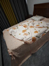 洁丽雅（Grace）四件套 加厚小清新ins风床上用品双人 初夏-桔 被套200*230cm 实拍图