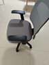 得力（deli）4900S 人体工学靠背办公椅/电脑椅/职员椅 可升降转椅舒棉坐垫 灰 实拍图