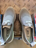 回力（Warrior）官方妈妈鞋夏季女鞋一脚蹬老人鞋软底健步鞋运动休闲鞋子 灰色38 实拍图