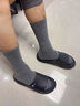 猫人3双装35%羊毛袜子男士袜子男冬季加厚保暖袜男毛圈袜睡眠袜男 实拍图