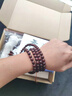 龍隐正宗小叶紫檀手串男女士款文玩手链檀香木佛珠子转运正品高端情侣 带金星款8mm*108颗（京仓速发） 实拍图
