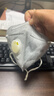 乐优佰易活性炭口罩 50只头戴式带呼吸阀加厚防尘防工业专用粉尘雾霾甲醛KN95 独立包装 实拍图