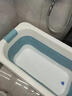 日本川奈Kawana泡澡桶全自动加热大人折叠沐浴缸家用加厚洗澡浴盆 1500W加热熏蒸款+1.52米蓝+保温盖+靠垫 实拍图