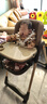 FOSSFISS婴儿餐椅可坐躺多功能家用儿童餐桌椅婴幼儿小孩可折叠吃饭桌座椅 棕色【4档可躺+档可调+万向轮】 实拍图