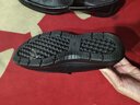红蜻蜓真皮皮鞋一脚蹬休闲套脚商务皮鞋男软底男士爸爸鞋WTA30612黑色39 实拍图