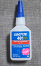 乐泰/loctite 401 强力快干胶水 通用型502快速粘合无色透明液体胶水金属PVC塑料纸张木材 50g /1支 实拍图