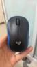 罗技（Logitech）M185鼠标 无线鼠标 办公鼠标 对称鼠标 黑色蓝边 带无线2.4G接收器 实拍图