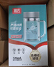 富光双层玻璃杯商务泡茶杯子 大容量男女耐热办公水杯带把黑色320ml 实拍图