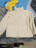优衣库女装男装长绒摇粒绒拉链茄克/长袖外套夹克冬新款479611 30 浅米色 2XL 实拍图
