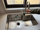 九牧（JOMOO）不锈钢拉丝水槽大容量洗菜盆洗碗池大单槽龙头套餐75*45 02277 实拍图