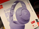 JBLT770NC头戴式主动降噪蓝牙耳机 手机电脑笔记本耳机游戏无线有线耳机  紫色 实拍图