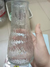 玻璃花瓶透明植物插花瓶水培容器大花瓶装饰客厅摆件 透明描金水波纹（17*5.5*8） 1个装 实拍图