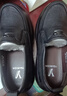 意尔康男鞋秋季羊皮舒适一脚蹬皮鞋男软面套脚商务休闲鞋 59171W黑色 39 实拍图
