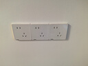 西门子（SIEMENS）开关面板 一开双控开关86型暗装面板 致典雅白色5TA14133NC01 实拍图