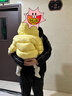 巴拉巴拉童装儿童羽绒服宝宝男女童2025冬装新款婴儿外套保暖上衣泡芙羽绒 黄色小南瓜31004-白鸭绒 100 （充绒量81g 适合2-3岁） 实拍图