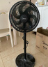 美的（Midea）电风扇家用落地扇空调伴侣台式桌面小风扇七叶台地两用轻音节能大风量客厅宿舍广角送风易拆洗摇头 【黑色按键】七叶柔风30AB 实拍图
