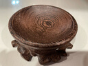 小雕匠实木根雕葫芦木托木质奇石凹形镂空底座 乔迁开业礼物送长辈摆件 8.5cm 实拍图