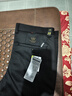 啄木鸟高档羊羔绒休闲裤加绒加厚男士商务西裤弹力直筒宽松中年爸爸裤子 S-黑色【羊羔】正品 加绒 33码【2尺6腰围】140-150斤 实拍图