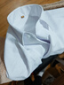 罗蒙加绒加厚长袖衬衫男士纯色商务休闲职业正装工装外套白衬衣男装 实拍图