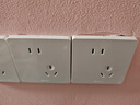 公牛（BULL）G12量贩装 10A斜五孔插座 86型面板G12Z223AS象牙白 十只装套装 实拍图