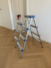 中创梯子家用梯轻量折叠梯家用人字梯加厚铝合金摄影三步梯凳LHS-S-03 实拍图