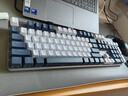 联想（Lenovo）MK5游戏机械键盘104键有线键盘电竞办公青轴混彩光效适用拯救者R9000P/Y7000吃鸡键盘 风暴白 实拍图