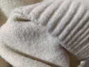 优衣库男女装souffle yarn舒芙蕾圆领针织衫毛衣毛衫479235 01 乳白色 S /165/84A 实拍图