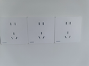 西门子（SIEMENS）开关插座面板 五孔电源86明装墙面哑光超薄 睿宸象牙白色官方旗舰 五孔十只量贩装 更便宜 实拍图